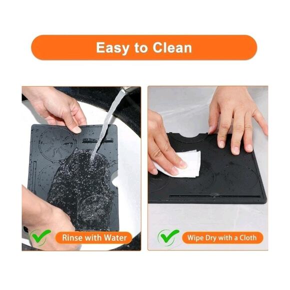 Espresso Tamper Mat Coffee Tamping - Food Safe Silicone Coffee Tamping Mat fo... - Picture 4 of 7